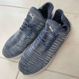 Puma ignite sneakers men’s size 10.5 blue knit